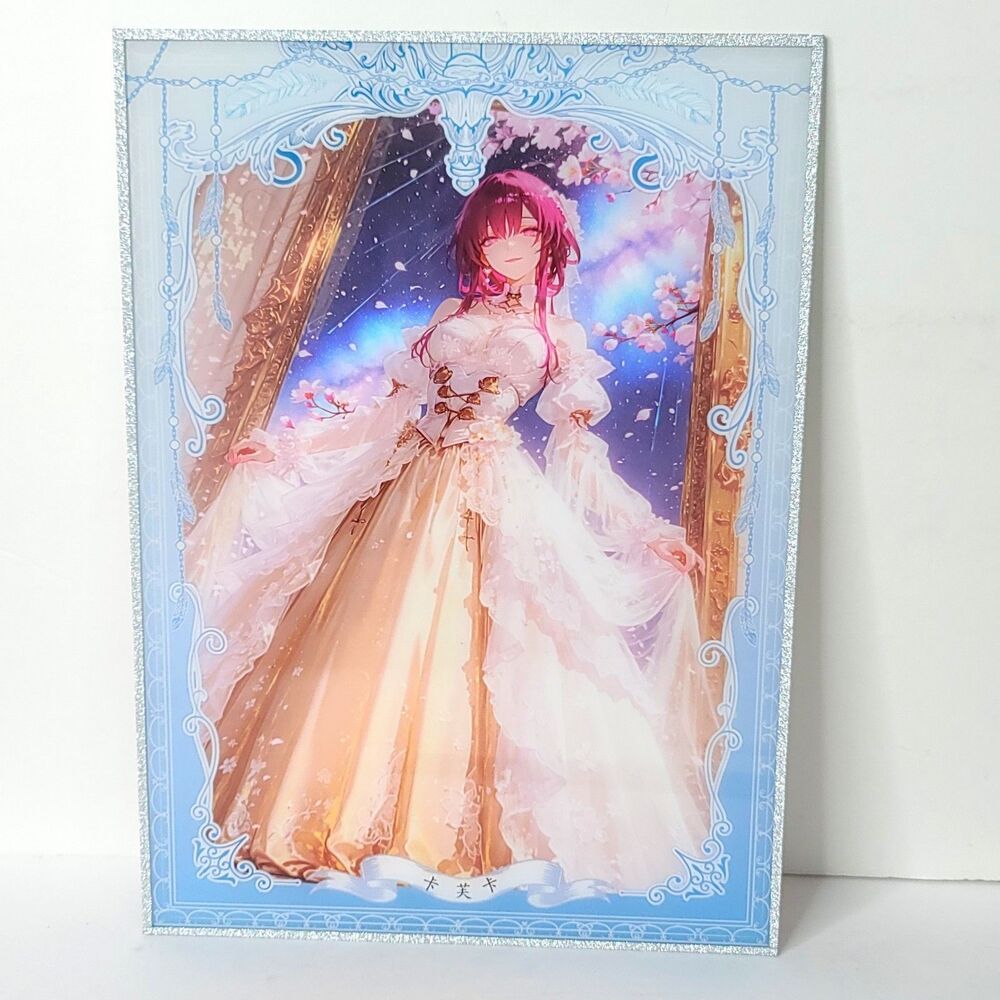 Firefly Kafka Double Sided Waifu Card Anime Girl Wall Art Oversized Board A4